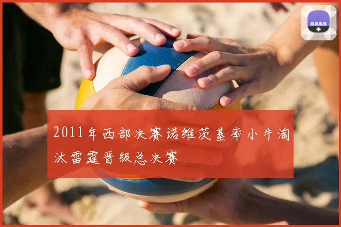 2011年西部决赛诺维茨基率小牛淘汰雷霆晋级总决赛