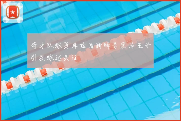 奇才队球员库兹马新绰号黑马王子引发球迷关注
