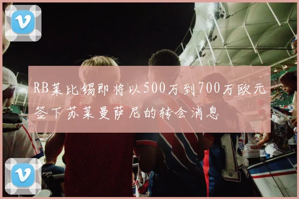 RB莱比锡即将以500万到700万欧元签下苏莱曼萨尼的转会消息
