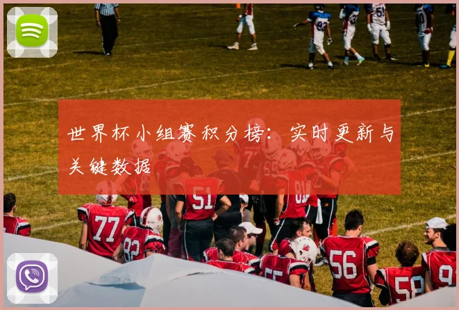 世界杯小组赛积分榜：实时更新与关键数据